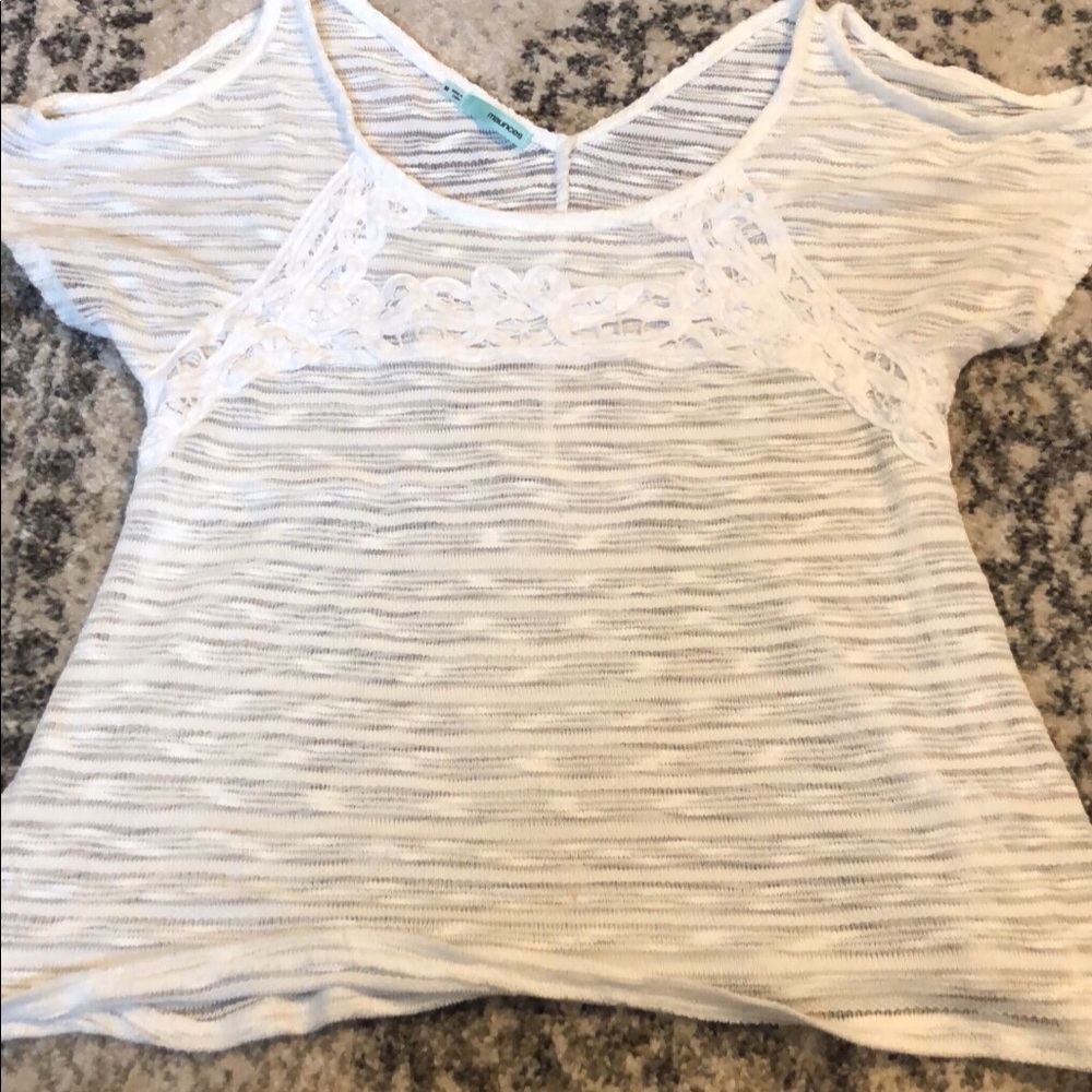 White lace top